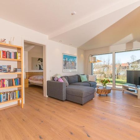 Helle Wohnung Mit Bergblick & Eigener Terrasse Bad Tölz Zewnętrze zdjęcie