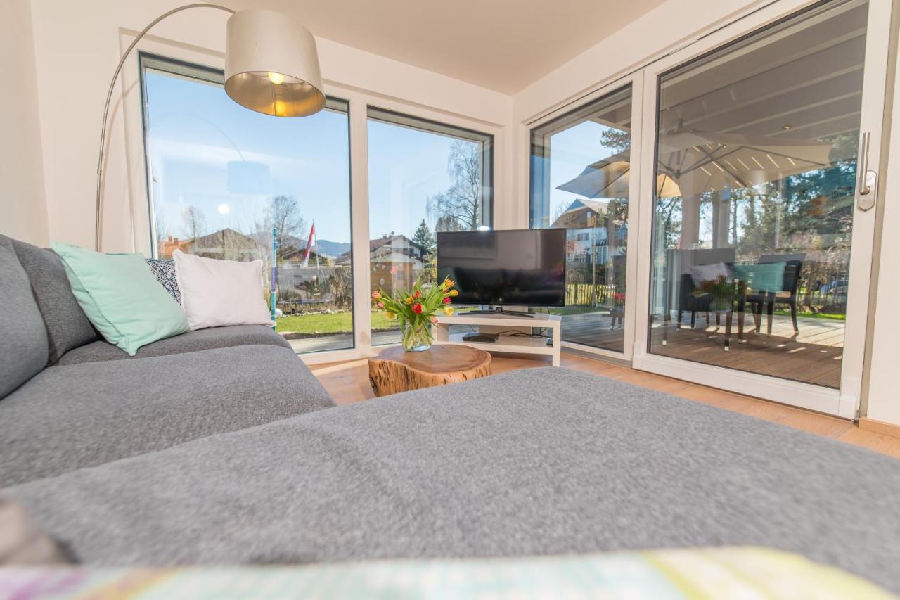 Helle Wohnung Mit Bergblick & Eigener Terrasse Bad Tölz Zewnętrze zdjęcie