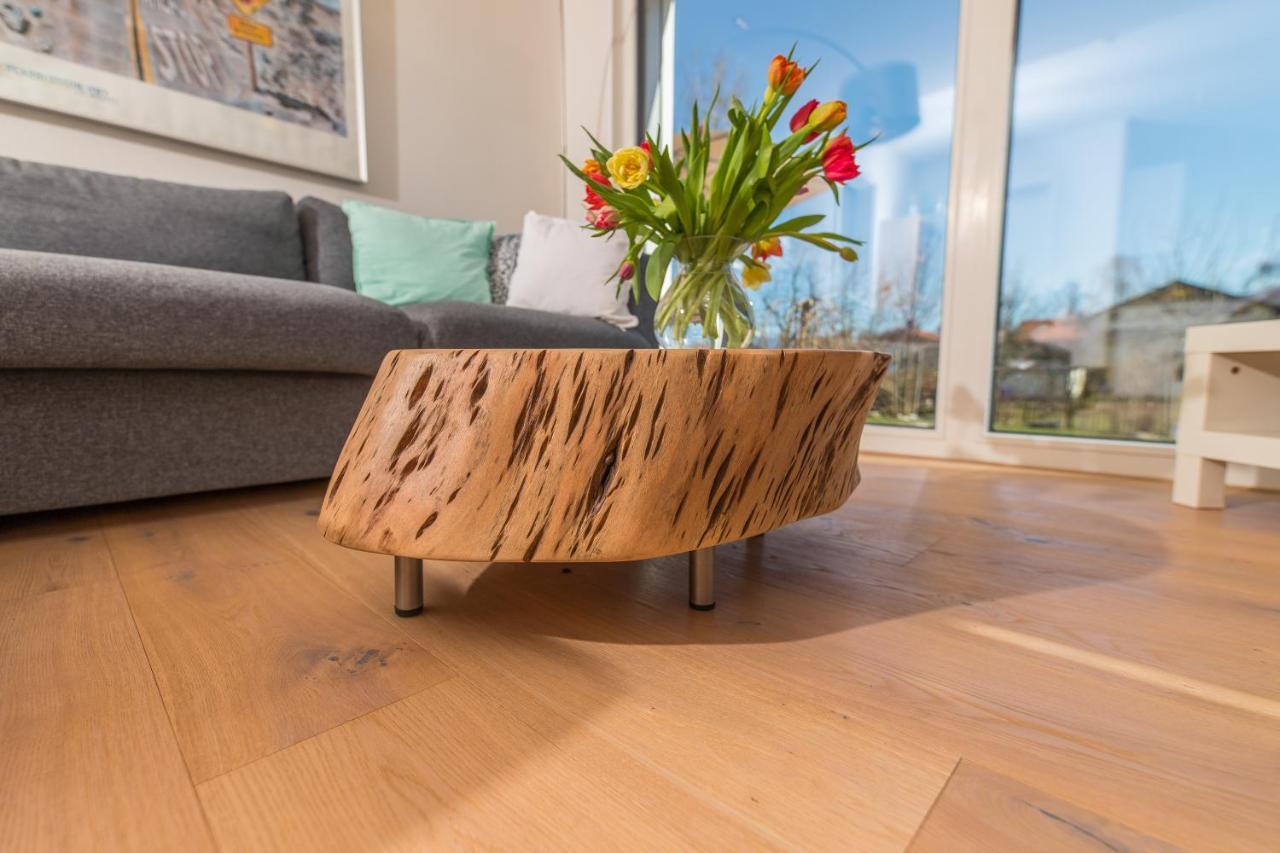 Helle Wohnung Mit Bergblick & Eigener Terrasse Bad Tölz Zewnętrze zdjęcie
