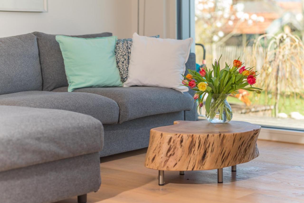 Helle Wohnung Mit Bergblick & Eigener Terrasse Bad Tölz Zewnętrze zdjęcie