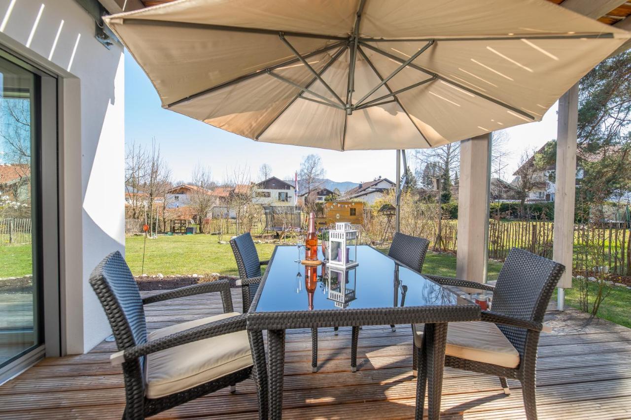 Helle Wohnung Mit Bergblick & Eigener Terrasse Bad Tölz Zewnętrze zdjęcie