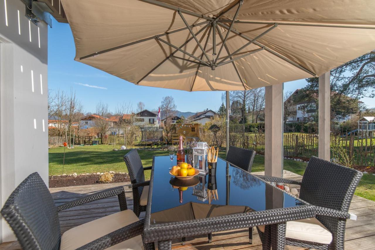 Helle Wohnung Mit Bergblick & Eigener Terrasse Bad Tölz Zewnętrze zdjęcie