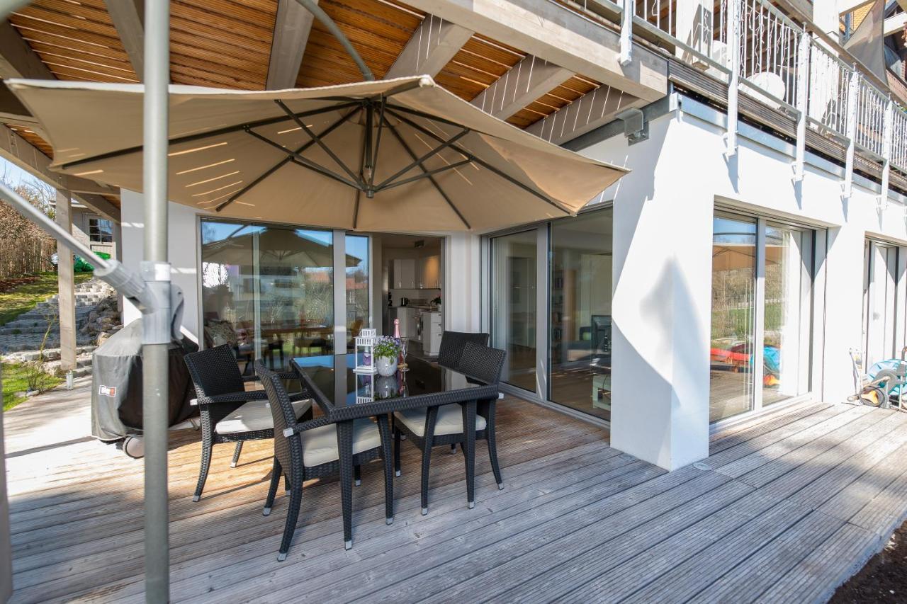Helle Wohnung Mit Bergblick & Eigener Terrasse Bad Tölz Zewnętrze zdjęcie